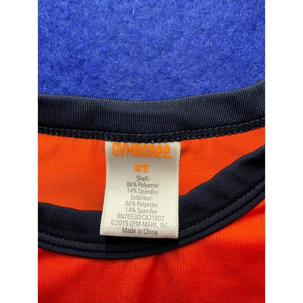 Sporty Toddler Gymboree Performance Pocket‎ T-Shirt 2T Orange